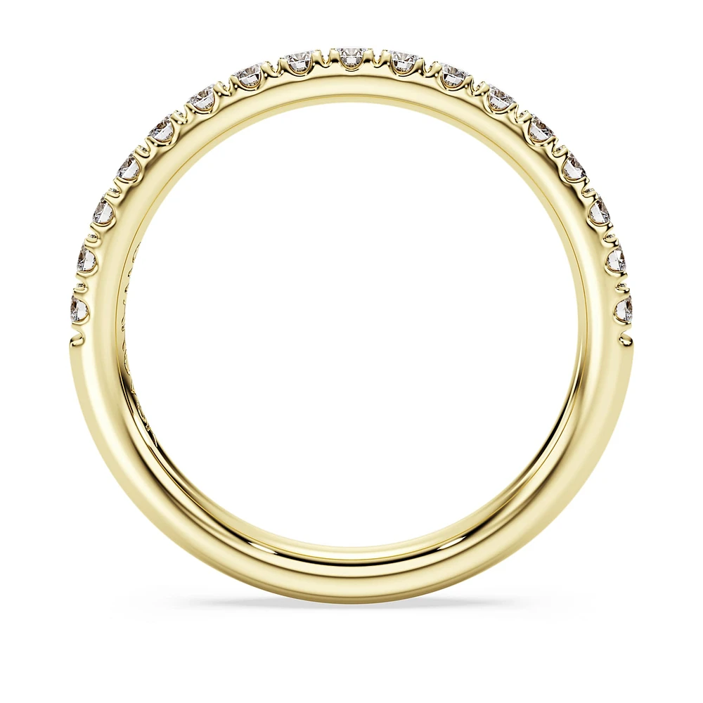 Eternity band ring, Lab-grown diamonds ct tw, Round shape
