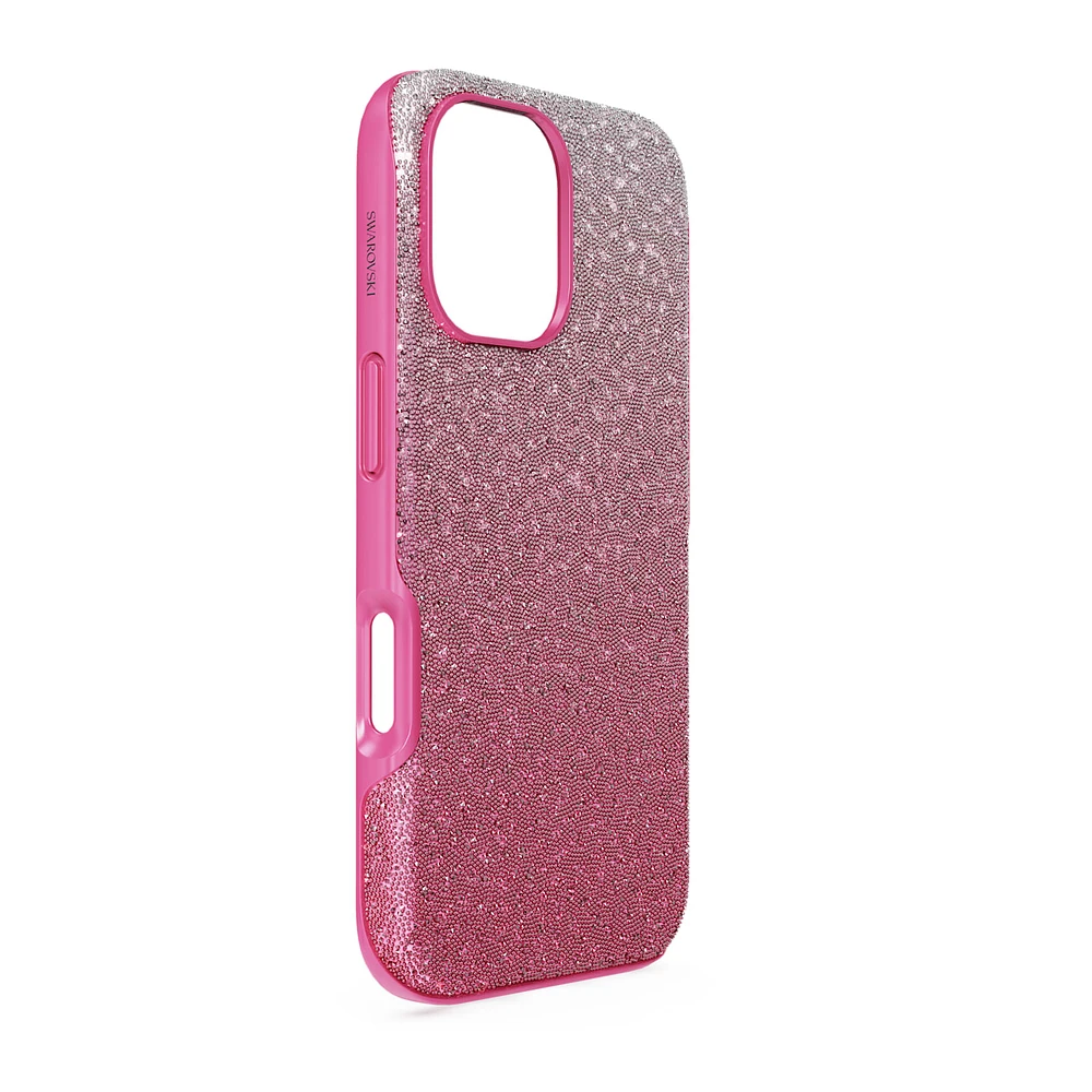 High smartphone case, Colour gradient, iPhone® 16, Pink by SWAROVSKI
