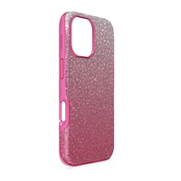 High smartphone case, Colour gradient, iPhone® 16, Pink by SWAROVSKI