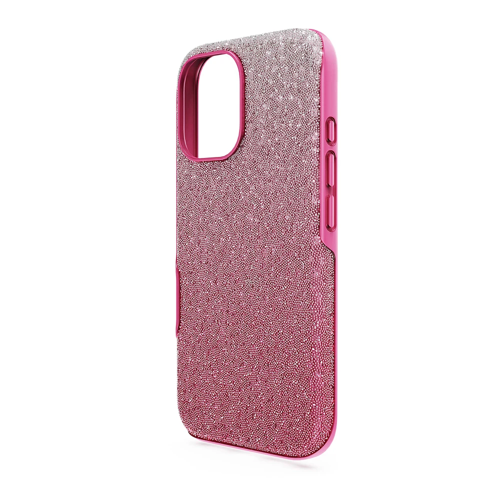 High smartphone case, Colour gradient, iPhone® 16, Pink by SWAROVSKI