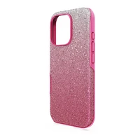High smartphone case, Colour gradient, iPhone® 16 Pro, Pink by SWAROVSKI