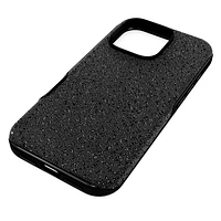 High smartphone case, iPhone® 16 Pro, Black by SWAROVSKI