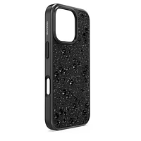 High smartphone case, Scattered design, iPhone® 16 Pro, Black by SWAROVSKI