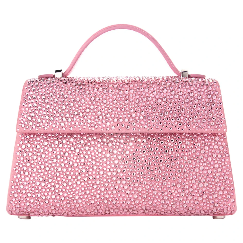 MARINA RAPHAEL Micro Stella bag, Pink by SWAROVSKI