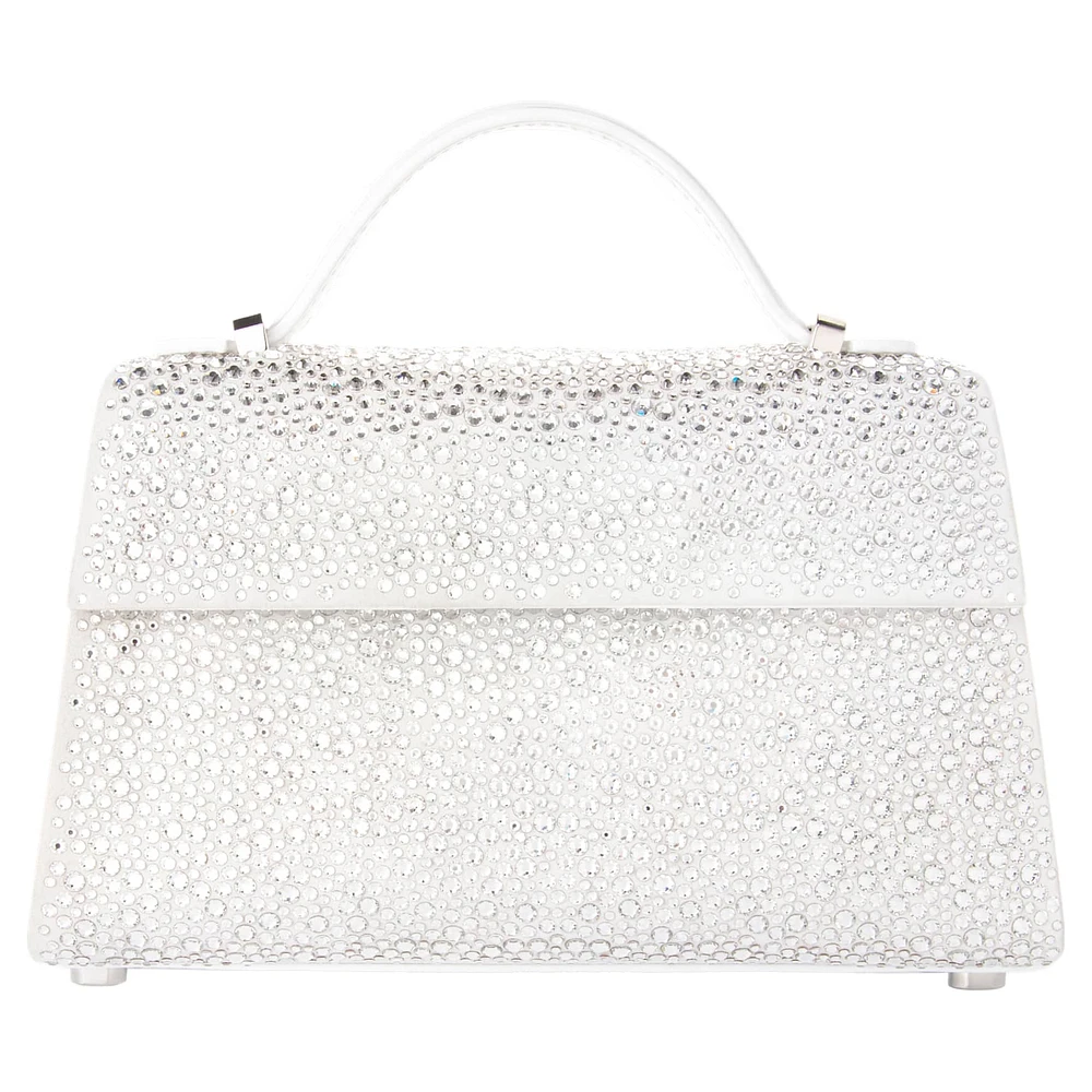 MARINA RAPHAEL Micro Stella bag, White by SWAROVSKI