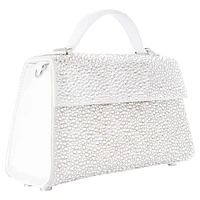 MARINA RAPHAEL Micro Stella bag, White by SWAROVSKI