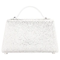 MARINA RAPHAEL Micro Stella bag, White by SWAROVSKI