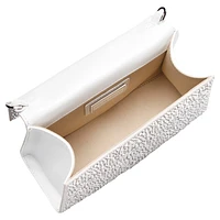 MARINA RAPHAEL Micro Stella bag, White by SWAROVSKI