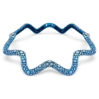 Sublima choker, Mixed cuts, Blue, Blue finish by SWAROVSKI
