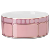 Signum cereal bowl, Porcelain, Pink by SWAROVSKI