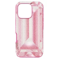 High smartphone case, Crystal print motif, iPhone® 16 Pro, Pink by SWAROVSKI