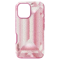 High smartphone case, Crystal print motif, iPhone® 16, Pink by SWAROVSKI