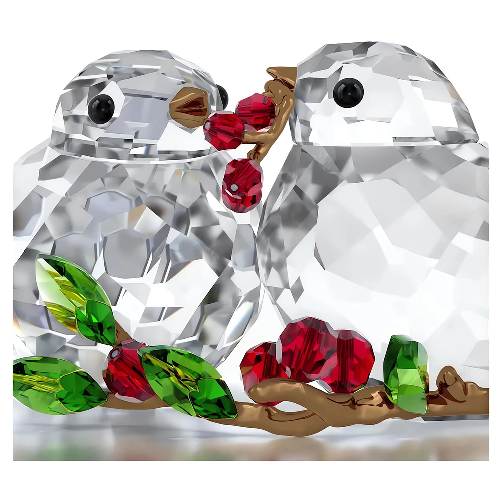 Idyllia Bird Couple and Berries by SWAROVSKI