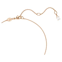 Hyperbola pendant, Mixed cuts, White, Rose gold-tone plated by SWAROVSKI