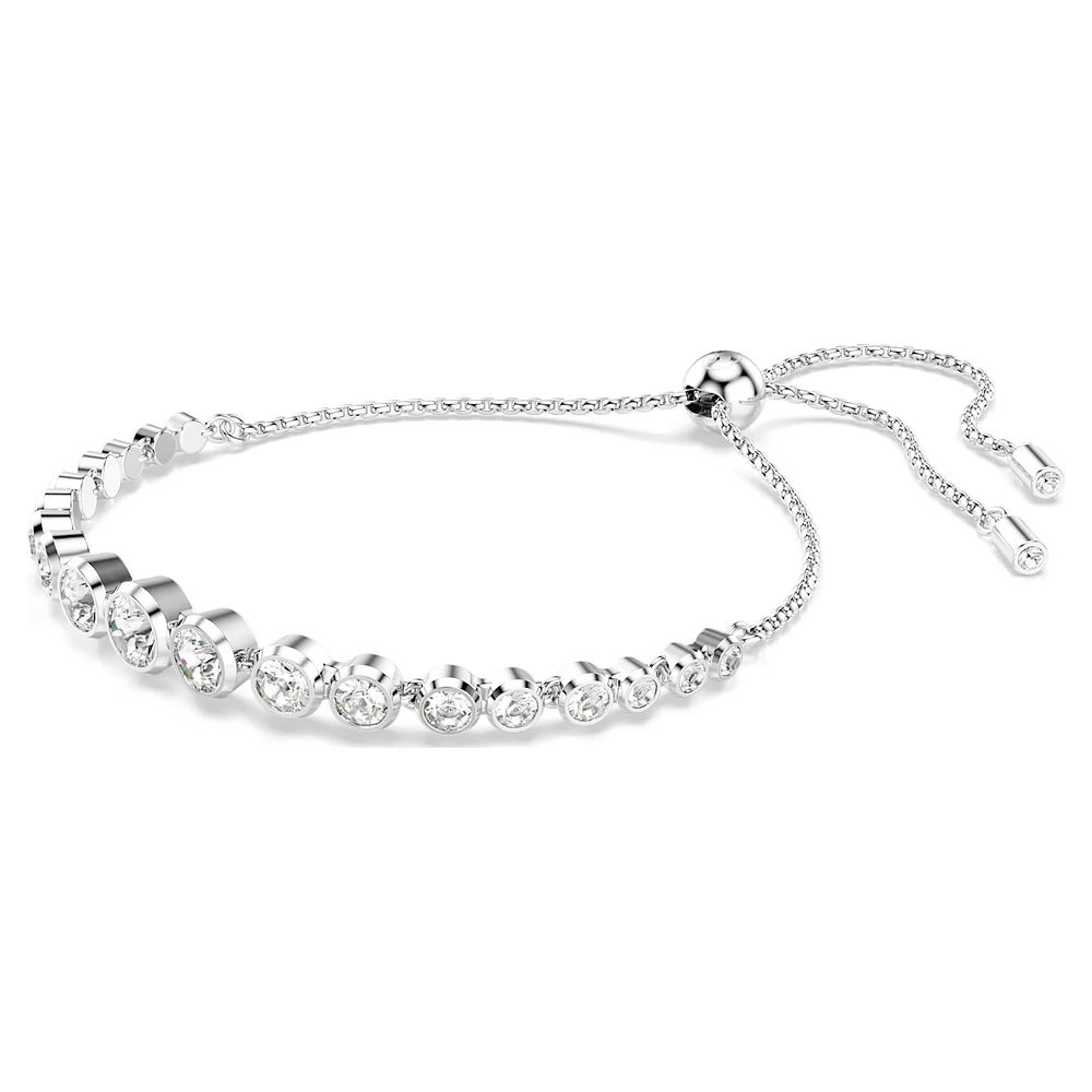 Imber Tennis bracelet, Mixed round cuts, White