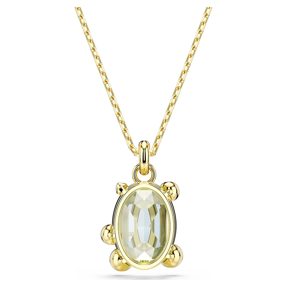 Gema pendant, Mixed cuts, Multicoloured, Gold-tone plated by SWAROVSKI