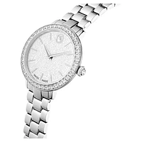 Watch, Swiss Made, Metal bracelet, Silver Tone, Stainless steel by SWAROVSKI