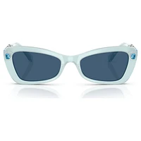 Sunglasses, Butterfly shape, SK6033, Blue by SWAROVSKI