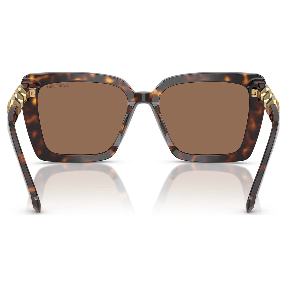 Sunglasses, Square shape, SK6032, Black by SWAROVSKI