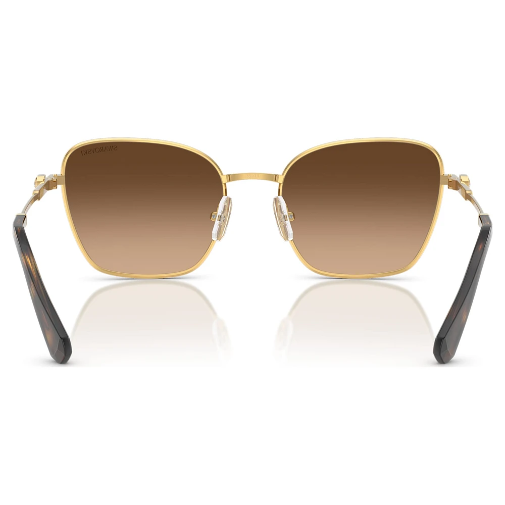 Sunglasses, Square shape, SK7029, Gold tone by SWAROVSKI