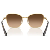 Sunglasses, Square shape, SK7029, Gold tone by SWAROVSKI