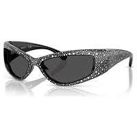 Sunglasses, SK6027, Black by SWAROVSKI