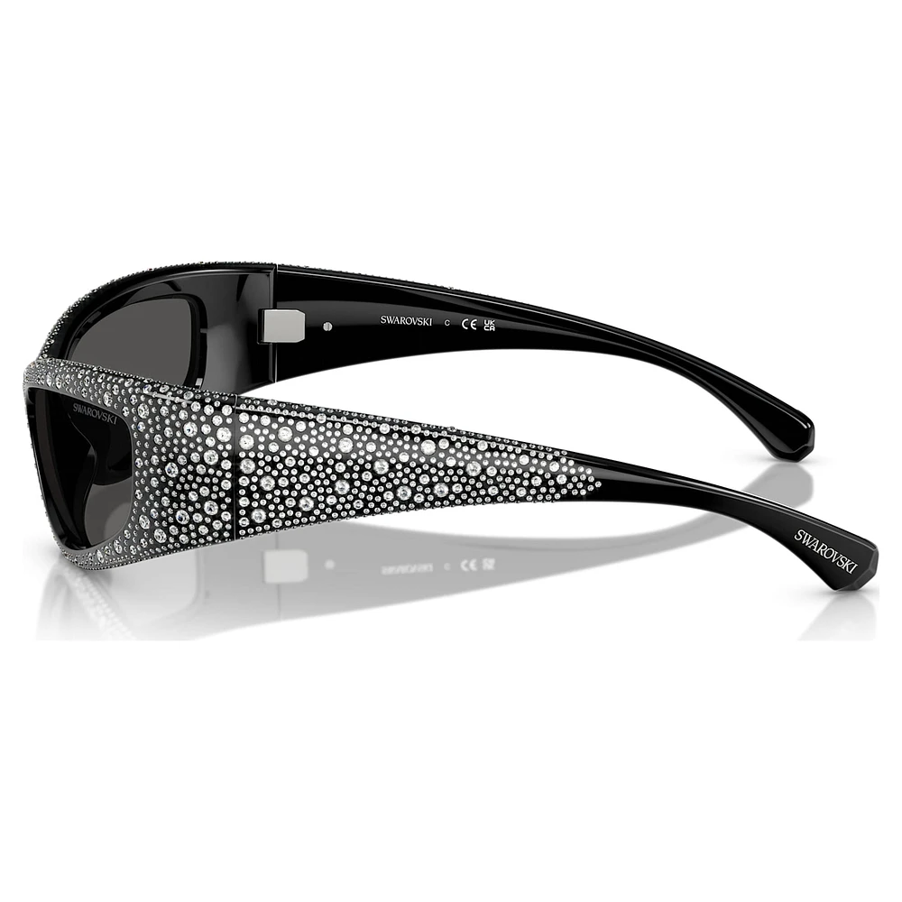 Sunglasses, SK6027, Black by SWAROVSKI