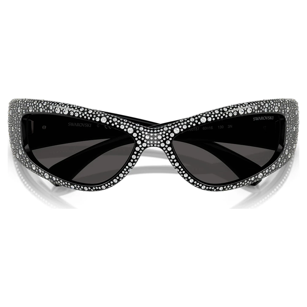 Sunglasses, SK6027, Black by SWAROVSKI