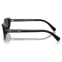 Sunglasses, Cat-Eye shape, SK6030, Black by SWAROVSKI