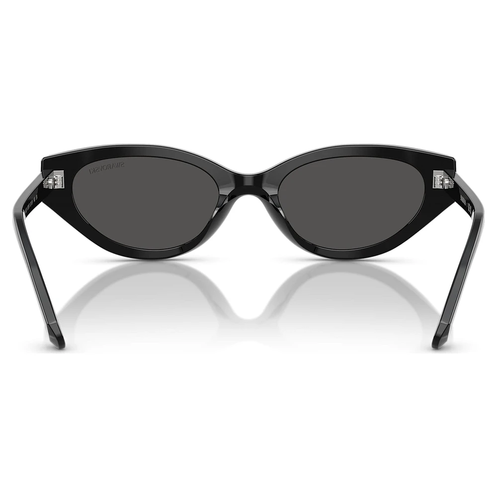 Sunglasses, Cat-Eye shape, SK6030, Black by SWAROVSKI