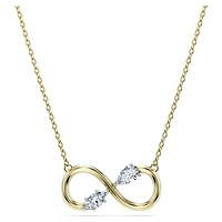 Eternity pendant, Lab-grown diamonds 0.35 ct tw, Mixed shapes, 14K yellow gold by SWAROVSKI
