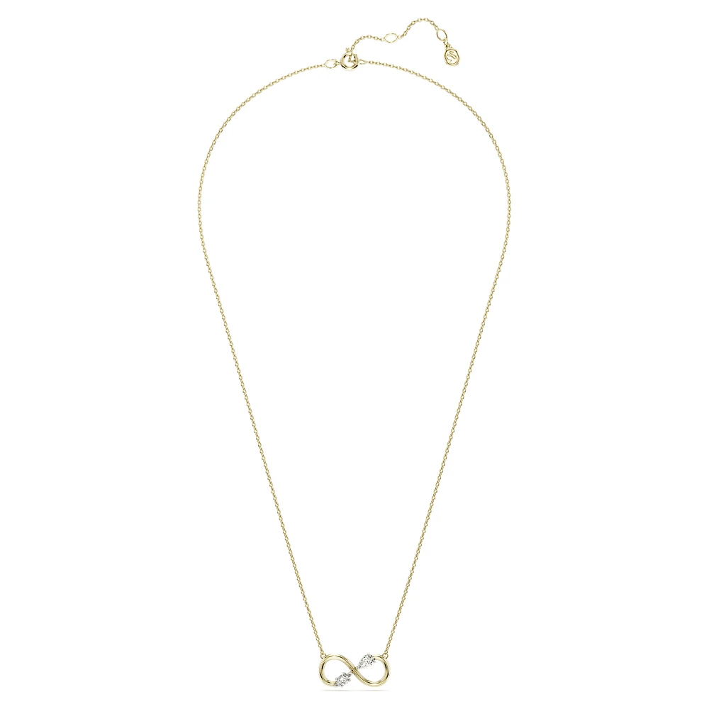 Eternity pendant, Lab-grown diamonds 0.35 ct tw, Mixed shapes, 14K yellow gold by SWAROVSKI