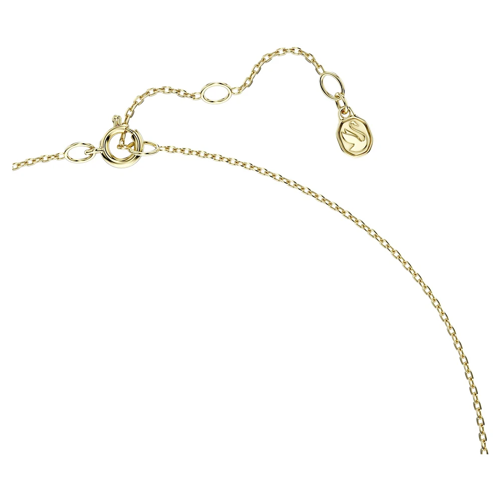 Eternity pendant, Lab-grown diamonds 0.35 ct tw, Mixed shapes, 14K yellow gold by SWAROVSKI