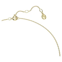 Eternity pendant, Lab-grown diamonds 0.35 ct tw, Mixed shapes, 14K yellow gold by SWAROVSKI