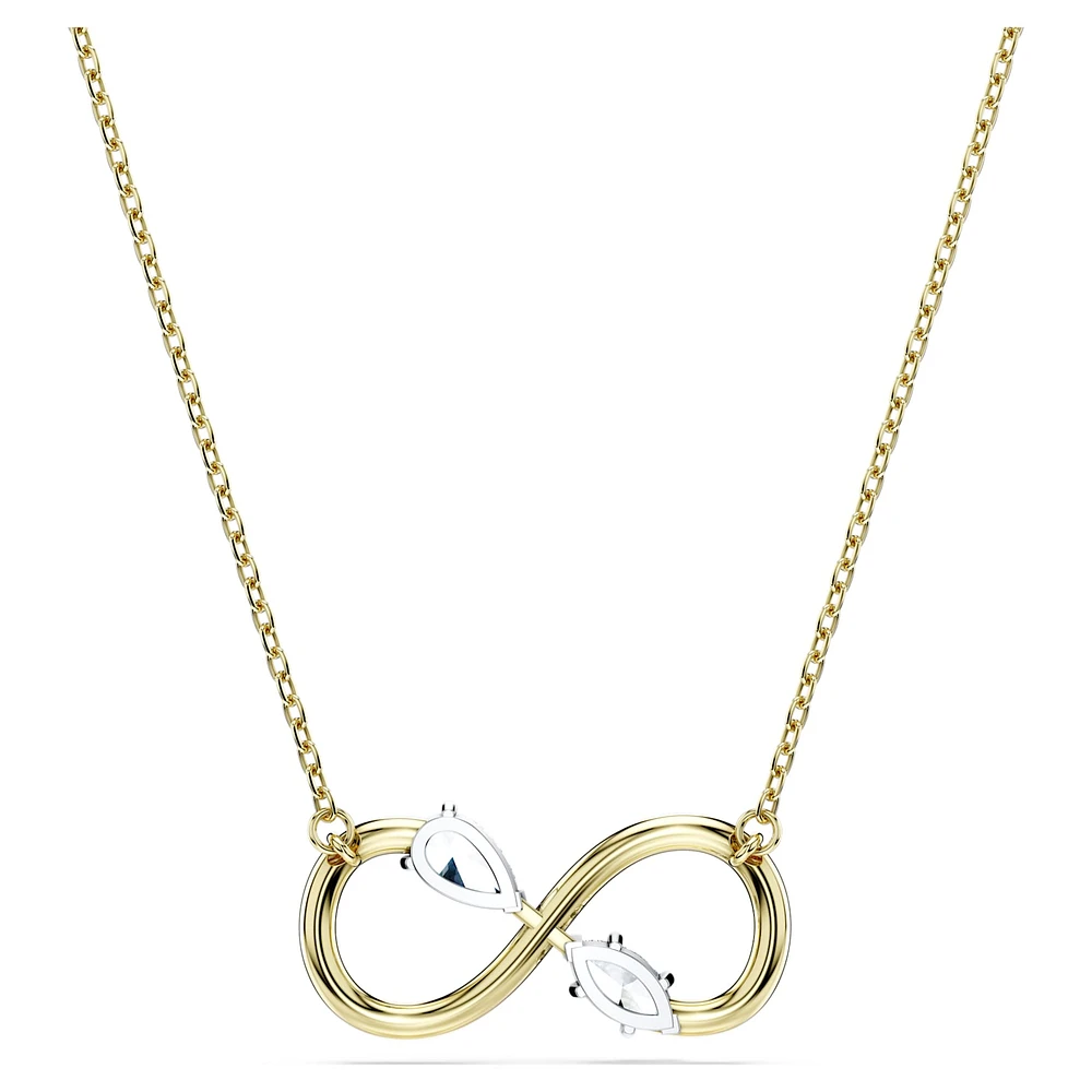 Eternity pendant, Lab-grown diamonds 0.35 ct tw, Mixed shapes, 14K yellow gold by SWAROVSKI