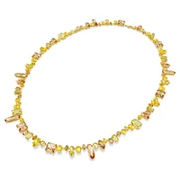 Gema strandage, Mixed cuts, Yellow, Gold-tone plated by SWAROVSKI