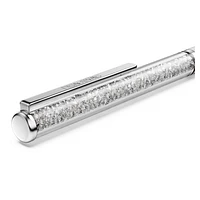 Crystalline ballpoint pen, Grey, Grey lacquered, by SWAROVSKI