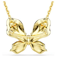 Idyllia pendant and brooch, Mixed cuts, Pavé, Butterfly, Multicoloured, Gold-tone plated by SWAROVSKI