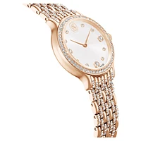 Imber watch, Swiss Made, Metal bracelet, Rose gold tone, Rose gold-tone finish by SWAROVSKI