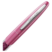 Crystalline Nova rollerball pen, Pink, Chrome plated by SWAROVSKI