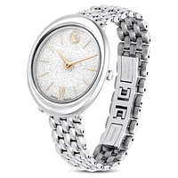 Imber watch, Swiss Made, Metal bracelet, Silver Tone, Stainless steel by SWAROVSKI