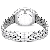 Imber watch, Swiss Made, Metal bracelet, Silver Tone, Stainless steel by SWAROVSKI