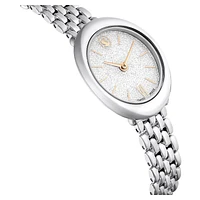 Imber watch, Swiss Made, Metal bracelet, Silver Tone, Stainless steel by SWAROVSKI