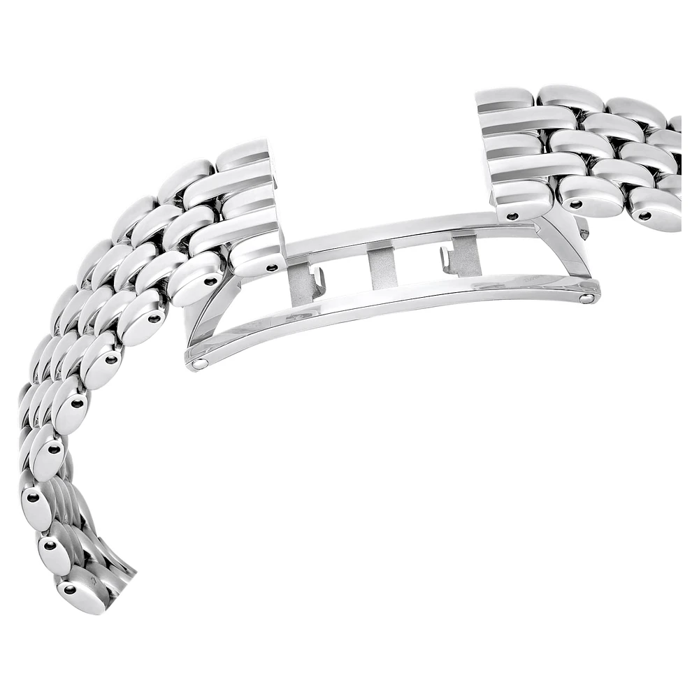 Imber watch, Swiss Made, Metal bracelet, Silver Tone, Stainless steel by SWAROVSKI