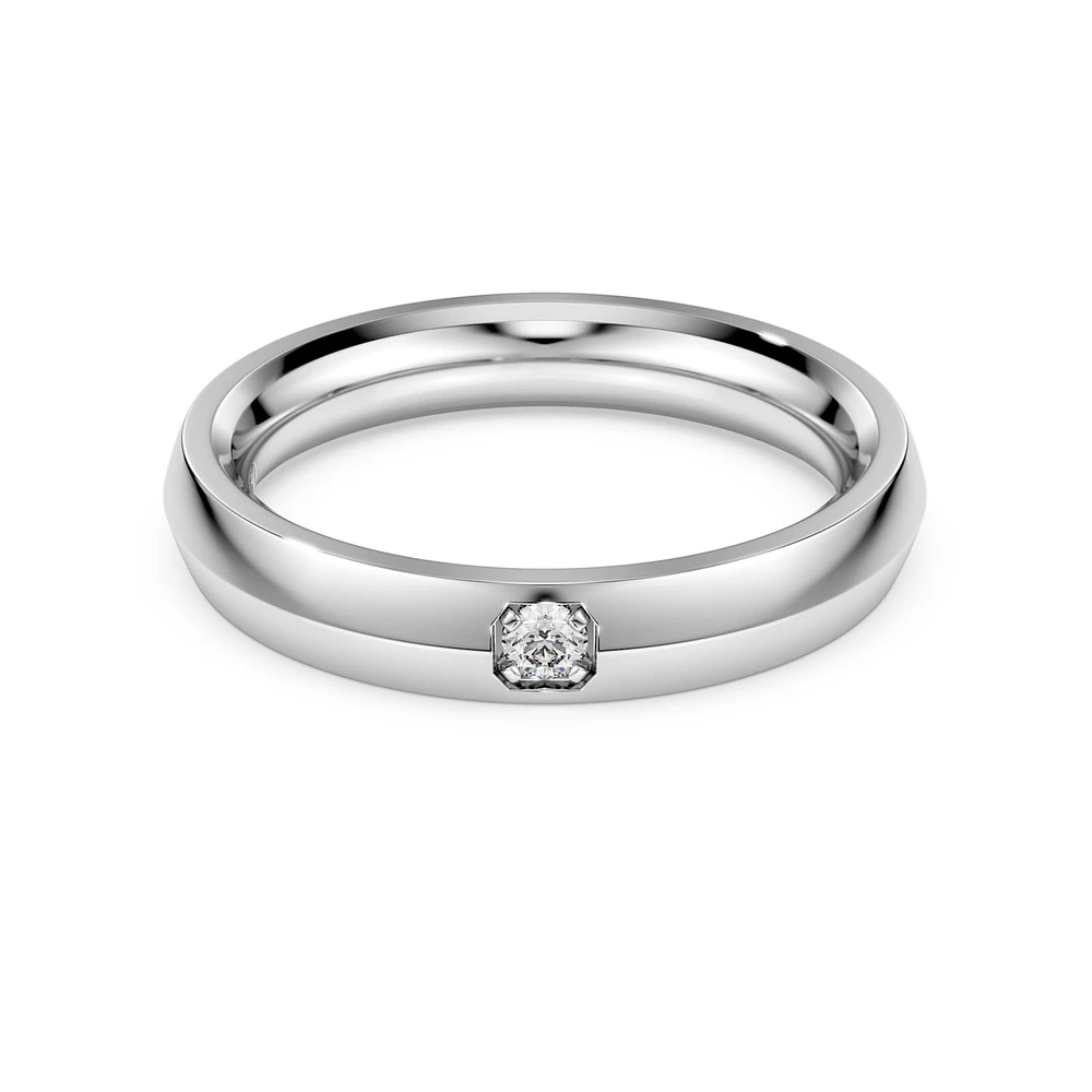 Eternity band ring, Lab-grown diamonds 0.05 ct tw, 14K white gold by SWAROVSKI