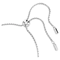 Imber Tennis bracelet, Mixed round cuts, Blue, Rhodium plated by SWAROVSKI