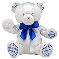 Build-A-Bear Birthstone Bear collectible, Featuring Swarovski® crystals, Teddy bear, September, Dark blue by SWAROVSKI