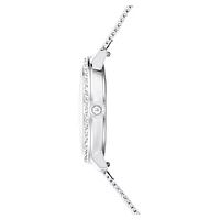 Certa watch, Metal bracelet, Silver Tone, Stainless steel by SWAROVSKI