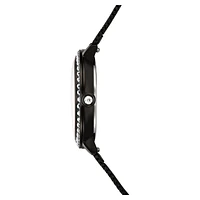 Certa watch, Metal bracelet, Black, Black finish by SWAROVSKI