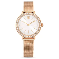 Certa watch, Metal bracelet, Rose gold tone, Rose gold-tone finish by SWAROVSKI